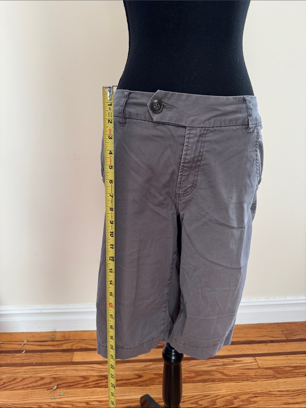 Christopher Blue Slate Gray Casual Shorts